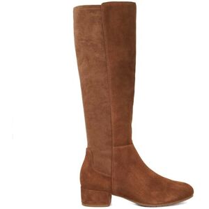 Dune London Women's Wide Fit 'Tayla' Suede Knee High Boots in Tan Size: 3 Tan 3 Dune London Women's Wide Fit 'Tayla' Suede Knee High Boots in Tan Size: 3 Tan 3