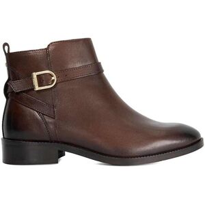 Dune London Women's Wide Fit 'Pemma' Leather Ankle Boots in Brown Size: 8 Brown 8 Dune London Women's Wide Fit 'Pemma' Leather Ankle Boots in Brown Size: 8 Brown 8