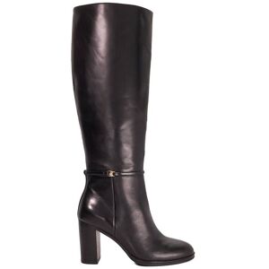 Dune London Women's 'Starlling' Leather Knee High Boots in Black Size: 8 Black 8 Dune London Women's 'Starlling' Leather Knee High Boots in Black Size: 8 Black 8