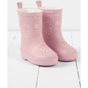 Grass & Air Winter Colour Changing Wellies in Baby Pink Size: 10 Baby Pink 10 Grass & Air Winter Colour Changing Wellies in Baby Pink Size: 10 Baby Pink 10