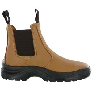 Grafters Men's Grain Leather Chelsea Safety Boots in Tan Size: 6 Tan 6 Grafters Men's Grain Leather Chelsea Safety Boots in Tan Size: 6 Tan 6