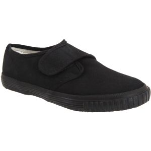 Dek Men's Touch Fastening Black Canvas Plimsolls Size: 6 Black 6 Dek Men's Touch Fastening Black Canvas Plimsolls Size: 6 Black 6