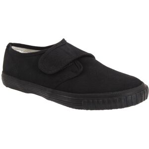 Dek Men's Touch Fastening Black Canvas Plimsolls Size: 9 Black 9 Dek Men's Touch Fastening Black Canvas Plimsolls Size: 9 Black 9