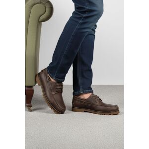 CATESBY ENGLAND Men's Timber Leather Winter Boat Shoes in Dark Brown Size: 10 Dark Brown 10 CATESBY ENGLAND Men's Timber Leather Winter Boat Shoes in Dark Brown Size: 10 Dark Brown 10