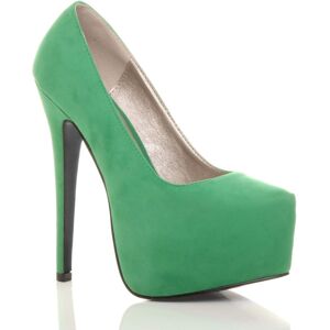 AJVANI Women's High Heel Platform Court Shoes in Green Size: 5 Green 5 AJVANI Women's High Heel Platform Court Shoes in Green Size: 5 Green 5