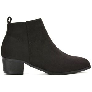 XY London Women's 'Melodie' Zip Up Cowboy Ankle Boots With Low Block Heel in Jet Black Size: 5 Jet Black 5 XY London Women's 'Melodie' Zip Up Cowboy Ankle Boots With Low Block Heel in Jet Black Size: 5 Jet Black 5