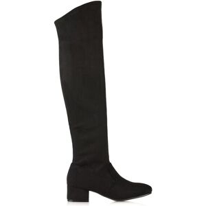 XY London Women's 'June' Round Toe Knee High Boots With Block Heel in Jet Black Size: 4 Jet Black 4 XY London Women's 'June' Round Toe Knee High Boots With Block Heel in Jet Black Size: 4 Jet Black 4