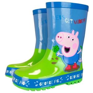 Peppa Pig Boy's George Pig Wellington Boots in Blue Size: Infant 5 Blue Infant 5 Peppa Pig Boy's George Pig Wellington Boots in Blue Size: Infant 5 Blue Infant 5