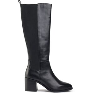 SOLE Women's Gillie Elasticated Knee High Boots in Black Size: 5 Black 5 SOLE Women's Gillie Elasticated Knee High Boots in Black Size: 5 Black 5
