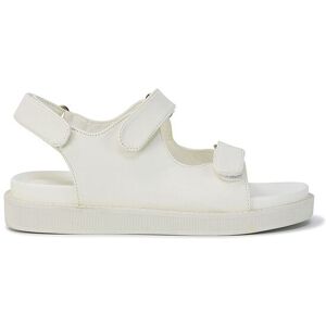 XY London Women's 'Asher' Double Strap Flat Platform Heel Dad Sandals in White Size: 4 White 4 XY London Women's 'Asher' Double Strap Flat Platform Heel Dad Sandals in White Size: 4 White 4