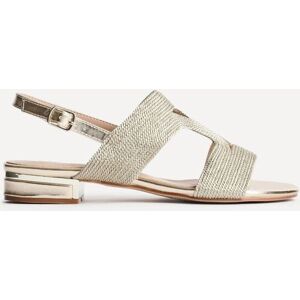 Linzi Women's Reeva Gold Slingback Block Heel Sandals Size: 4-Standard Fit Gold 4-Standard Fit Linzi Women's Reeva Gold Slingback Block Heel Sandals Size: 4-Standard Fit Gold 4-Standard Fit