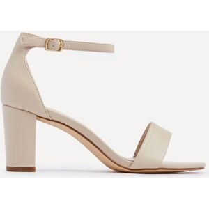 Linzi Women's Frankie Nude Faux Leather Barely There Closed Back Block Heeled Sandal Size: 7-Standard Fit Nude 7-Standard Fit Linzi Women's Frankie Nude Faux Leather Barely There Closed Back Block Heeled Sandal Size: 7-Standard Fit Nude 7-Standard Fit