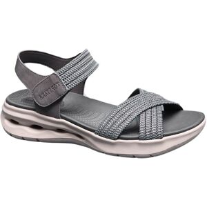 IVACHY Women's Casual Sandals - Comfortable Platform Heel in Grey Size: 4 Grey 4 IVACHY Women's Casual Sandals - Comfortable Platform Heel in Grey Size: 4 Grey 4