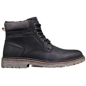 IVACHY Men's Winter Boots Fur Interior Style in Black Size: 7 Black 7 IVACHY Men's Winter Boots Fur Interior Style in Black Size: 7 Black 7