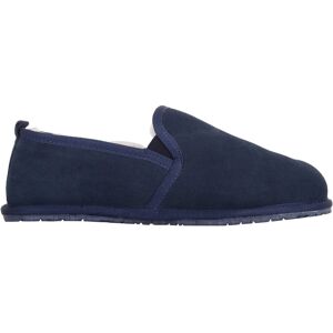 SNUGRUGS Men's Jasper, Genuine Sheepskin Slipper with Rubber Sole in Navy Size: 8 Navy 8 SNUGRUGS Men's Jasper, Genuine Sheepskin Slipper with Rubber Sole in Navy Size: 8 Navy 8