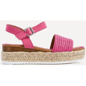 Linzi Women's Panama Fuchsia Raffia Two Part Espadrille Inspired Flatform Sandal Size: 4-Standard Fit Fuchsia 4-Standard Fit Linzi Women's Panama Fuchsia Raffia Two Part Espadrille Inspired Flatform Sandal Size: 4-Standard Fit Fuchsia 4-Standard Fit