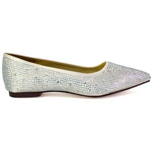 XY London Women's 'Marshall' Bridal Shoes Flat Pointed Toe Sparkly Rhinestones Ballerina in Ivory Size: 5 Ivory 5 XY London Women's 'Marshall' Bridal Shoes Flat Pointed Toe Sparkly Rhinestones Ballerina in Ivory Size: 5 Ivory 5