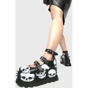 Lamoda Women's Hidden Closet Black Skull Platform 'Heels' Bold Fashion Statement UK 9 Size: 6 Black 6 Lamoda Women's Hidden Closet Black Skull Platform 'Heels' Bold Fashion Statement UK 9 Size: 6 Black 6