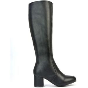 XY London Women's 'Honey' Knee High Boots with Mid Block Heel & Inside Zip in Black Size: 5 Black 5 XY London Women's 'Honey' Knee High Boots with Mid Block Heel & Inside Zip in Black Size: 5 Black 5