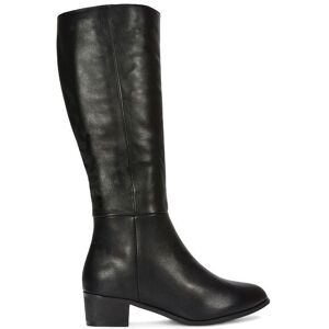 XY London Women's ‘Anne' Knee High Boots with Low Block Heel in Black Size: 7 Black 7 XY London Women's ‘Anne' Knee High Boots with Low Block Heel in Black Size: 7 Black 7