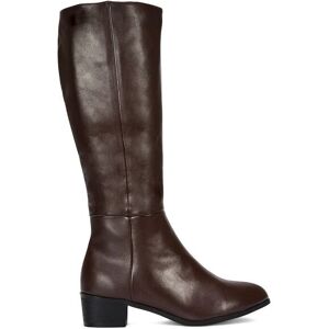 XY London Women's ‘Anne' Knee High Boots with Low Block Heel in Brown Size: 8 Brown 8 XY London Women's ‘Anne' Knee High Boots with Low Block Heel in Brown Size: 8 Brown 8