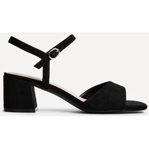 Linzi Women's Darlene Black Faux Suede Low Heeled Sandals Size: 6-Standard Fit Black 6-Standard Fit Linzi Women's Darlene Black Faux Suede Low Heeled Sandals Size: 6-Standard Fit Black 6-Standard Fit