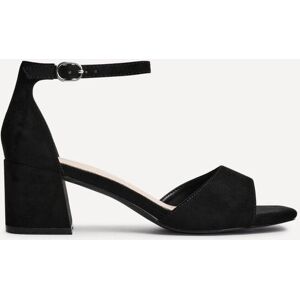 Linzi Women's Maddie Black Faux Suede Block Heels Size: 6-Standard Fit Black 6-Standard Fit Linzi Women's Maddie Black Faux Suede Block Heels Size: 6-Standard Fit Black 6-Standard Fit