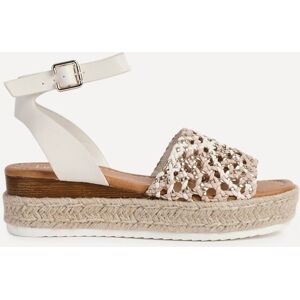 Linzi Women's Sundown Beige Espadrille Flatform Sandals Size: 5-Standard Fit Beige 5-Standard Fit Linzi Women's Sundown Beige Espadrille Flatform Sandals Size: 5-Standard Fit Beige 5-Standard Fit