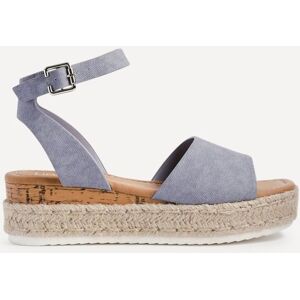 Linzi Women's Paradise Blue Espadrille Flatform Sandals Size: 7-Standard Fit Blue 7-Standard Fit Linzi Women's Paradise Blue Espadrille Flatform Sandals Size: 7-Standard Fit Blue 7-Standard Fit