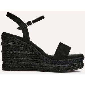Linzi Women's Icon Black Faux Suede Embellished Wedge Size: 7-Standard Fit Black 7-Standard Fit Linzi Women's Icon Black Faux Suede Embellished Wedge Size: 7-Standard Fit Black 7-Standard Fit