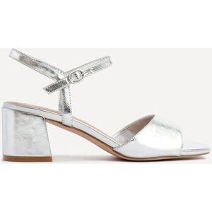Linzi Women's Darlene Silver Faux Leather Low Heeled Sandals Size: 5-Standard Fit Silver 5-Standard Fit Linzi Women's Darlene Silver Faux Leather Low Heeled Sandals Size: 5-Standard Fit Silver 5-Standard Fit