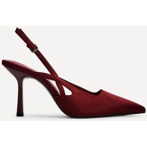 Linzi Women's Rhea Burgundy Scuba Sling Back Court Heels Size: 5-Standard Fit Burgundy 5-Standard Fit Linzi Women's Rhea Burgundy Scuba Sling Back Court Heels Size: 5-Standard Fit Burgundy 5-Standard Fit