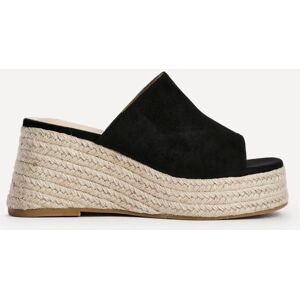 Linzi Women's Espresso Black Espadrille Mule Wedges Size: 7-Standard Fit Black 7-Standard Fit Linzi Women's Espresso Black Espadrille Mule Wedges Size: 7-Standard Fit Black 7-Standard Fit