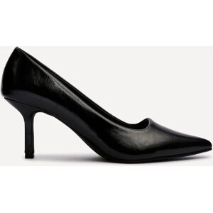Linzi Women's Kat Black Faux Leather Court Heels Size: 4-Standard Fit Black 4-Standard Fit Linzi Women's Kat Black Faux Leather Court Heels Size: 4-Standard Fit Black 4-Standard Fit