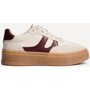 Linzi Women's Kaia Nude & Burgundy Faux Leather Trainers Size: 6-Standard Fit Nude 6-Standard Fit Linzi Women's Kaia Nude & Burgundy Faux Leather Trainers Size: 6-Standard Fit Nude 6-Standard Fit