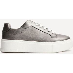 Linzi Women's Jersey Pewter Faux Leather Trainers in Silver Size: 6-Standard Fit Silver 6-Standard Fit Linzi Women's Jersey Pewter Faux Leather Trainers in Silver Size: 6-Standard Fit Silver 6-Standard Fit