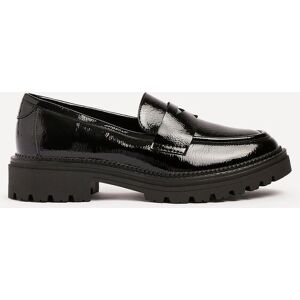 Linzi Women's Lesson Black Patent Chunky Loafers Size: 5-Standard Fit Black 5-Standard Fit Linzi Women's Lesson Black Patent Chunky Loafers Size: 5-Standard Fit Black 5-Standard Fit