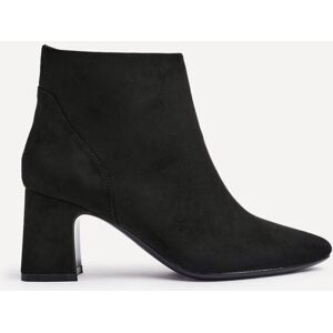 Linzi Women's Cove Black Faux Suede Soft Square Toe Block Heel Ankle Boot Size: 6-Standard Fit Black 6-Standard Fit Linzi Women's Cove Black Faux Suede Soft Square Toe Block Heel Ankle Boot Size: 6-Standard Fit Black 6-Standard Fit