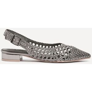 Linzi Women's Carolina Pewter Faux Leather Ballet Flats in Grey Size: 3-Standard Fit Grey 3-Standard Fit Linzi Women's Carolina Pewter Faux Leather Ballet Flats in Grey Size: 3-Standard Fit Grey 3-Standard Fit