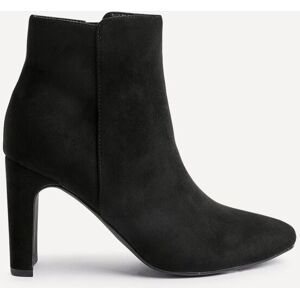 Linzi Women's Glance Black Faux Suede Block Heel Ankle Boot Size: 4-Standard Fit Black 4-Standard Fit Linzi Women's Glance Black Faux Suede Block Heel Ankle Boot Size: 4-Standard Fit Black 4-Standard Fit