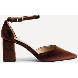 Linzi Women's Glam Brown Velvet Pointed Block Heel Courts Size: 6-Standard Fit Brown 6-Standard Fit Linzi Women's Glam Brown Velvet Pointed Block Heel Courts Size: 6-Standard Fit Brown 6-Standard Fit
