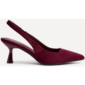 Linzi Women's Izzie Wide Fit Burgundy Scuba Sling Back Low Court Heel Size: 4-Wide Fit Burgundy 4-Wide Fit Linzi Women's Izzie Wide Fit Burgundy Scuba Sling Back Low Court Heel Size: 4-Wide Fit Burgundy 4-Wide Fit
