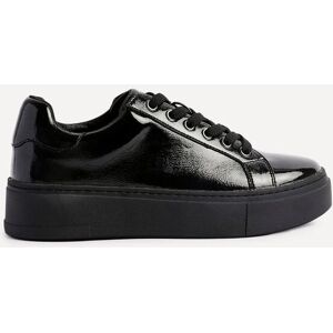 Linzi Women's Reset Black Patent Lace Up Flatform Trainers Size: 4-Standard Fit Black 4-Standard Fit Linzi Women's Reset Black Patent Lace Up Flatform Trainers Size: 4-Standard Fit Black 4-Standard Fit