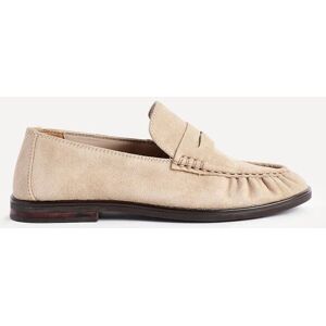 Linzi Women's Belmont Beige Suede Leather Ruched Loafer Size: 4-Standard Fit Beige 4-Standard Fit Linzi Women's Belmont Beige Suede Leather Ruched Loafer Size: 4-Standard Fit Beige 4-Standard Fit