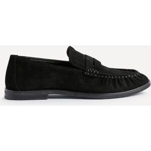 Linzi Women's Belmont Black Suede Leather Ruched Loafer Size: 7-Standard Fit Black 7-Standard Fit Linzi Women's Belmont Black Suede Leather Ruched Loafer Size: 7-Standard Fit Black 7-Standard Fit