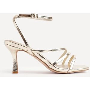 Linzi Women's Reflect Gold Faux Leather Strappy Heels Size: 6-Wide Fit Gold 6-Wide Fit Linzi Women's Reflect Gold Faux Leather Strappy Heels Size: 6-Wide Fit Gold 6-Wide Fit
