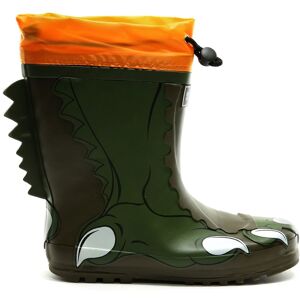 Regatta Mudplay Animal Character Waterproof Wellies in Khaki Size: 1 Khaki 1 Regatta Mudplay Animal Character Waterproof Wellies in Khaki Size: 1 Khaki 1