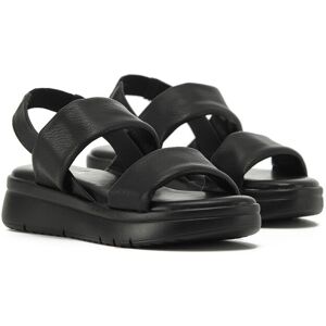 VIVA Elle: Women's Lightweight Elasticated Strap Flatform Wedge Sandals in Black Size: 8 Black 8 VIVA Elle: Women's Lightweight Elasticated Strap Flatform Wedge Sandals in Black Size: 8 Black 8