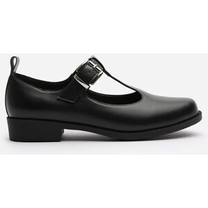 Where's That From Women's 'Piper' Mary Jane Loafers With Buckle Strap in Jet Black Size: 4 Jet Black 4 Where's That From Women's 'Piper' Mary Jane Loafers With Buckle Strap in Jet Black Size: 4 Jet Black 4