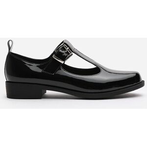 Where's That From Women's 'Piper' Extra Wide Fit Mary Jane Loafers With Buckle Strap in Black Size: 6EEE Black 6EEE Where's That From Women's 'Piper' Extra Wide Fit Mary Jane Loafers With Buckle Strap in Black Size: 6EEE Black 6EEE